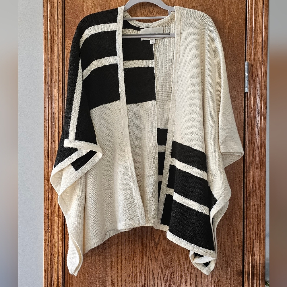 Brochu Walker Alpaca Wool City Poncho Cardigan One Size